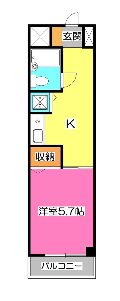 日神パレステージ東所沢第２の間取り