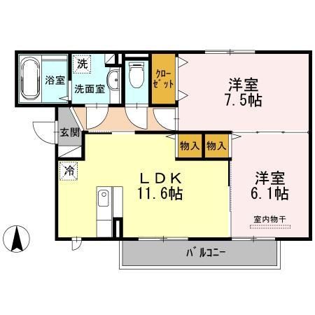 ヌフ ファミーユの間取り