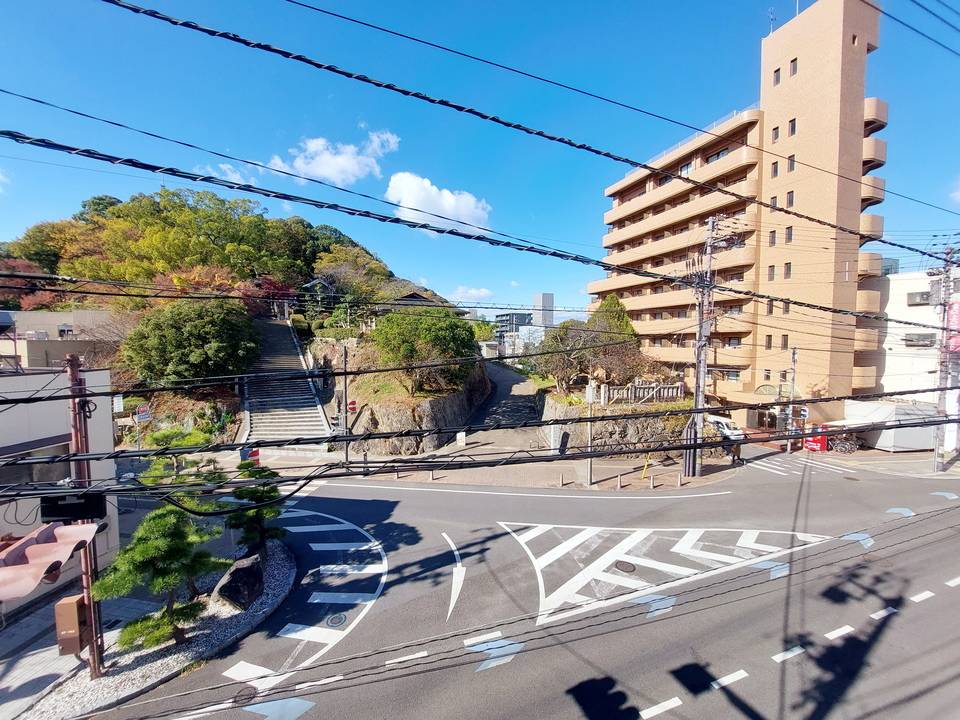 【松山市東雲町のマンションの眺望】