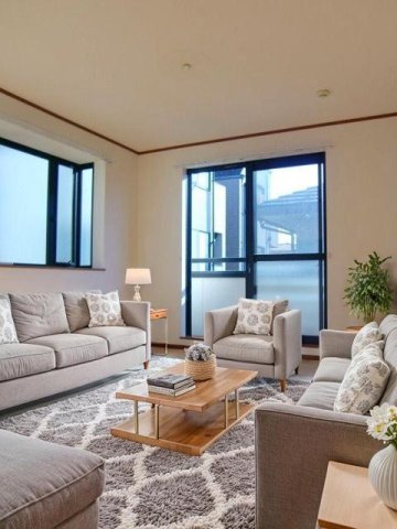 居室・リビング　CG家具のため、実際は家具がつきません。