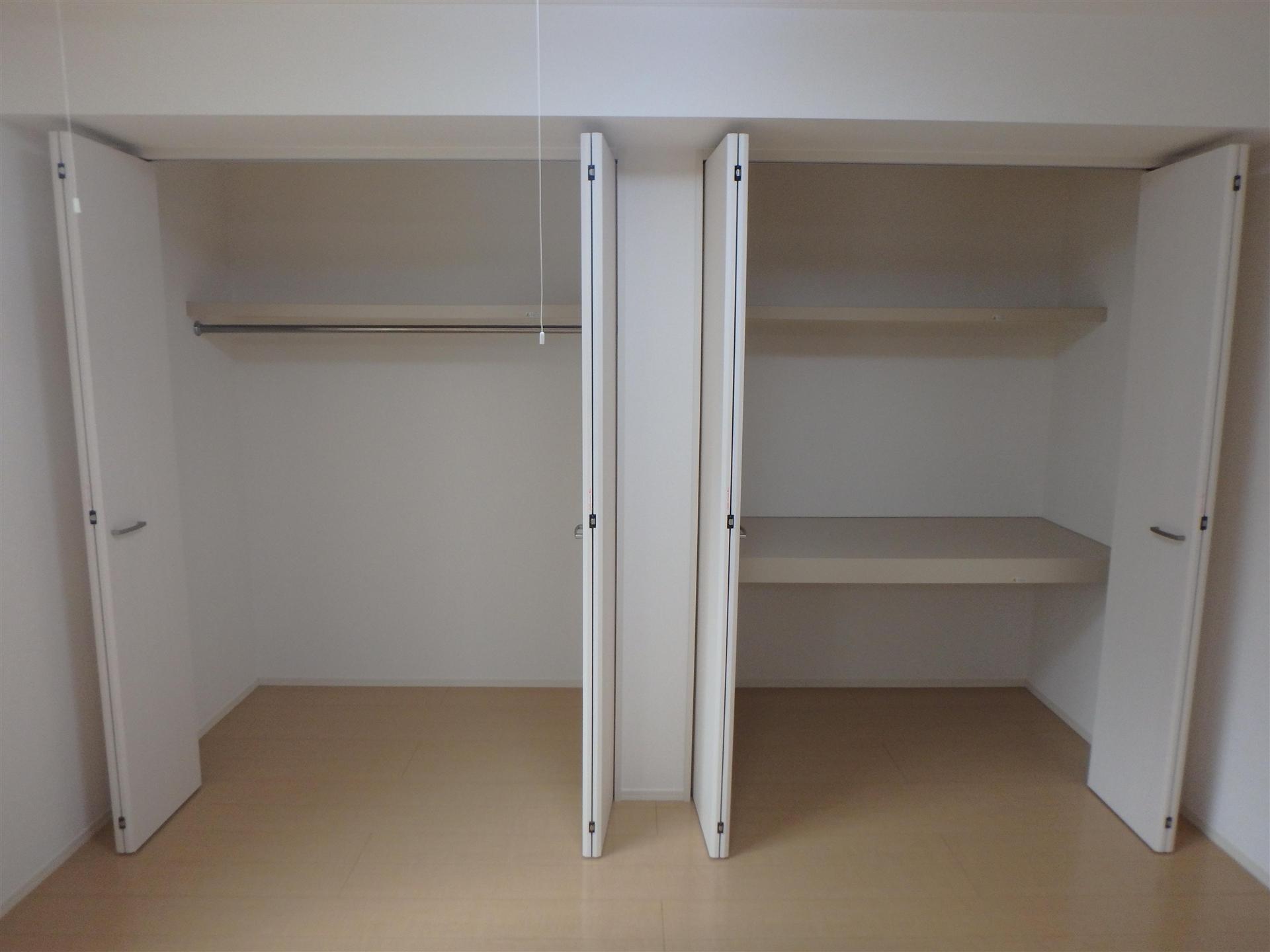 収納　収納スペースが多くあるので荷物が多い方でも◎