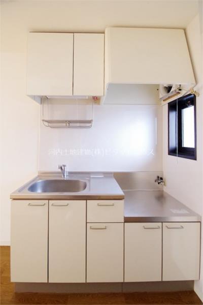 キッチン　ガスコンロ設置可