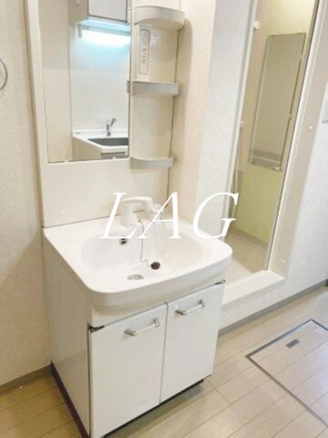 洗面設備　洗面台です。