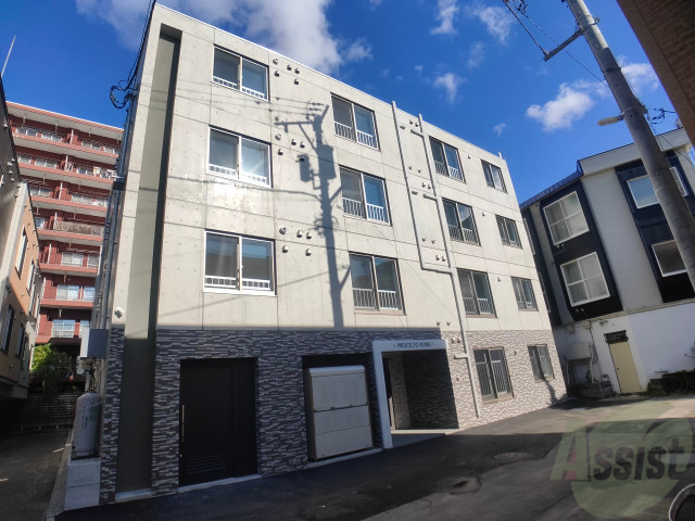 建物外観　札幌市北区麻生町「プレシェルト麻生」