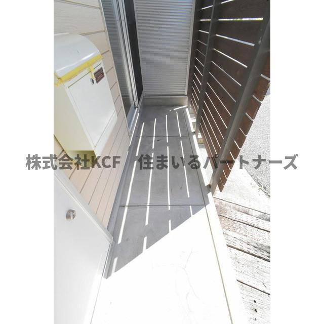 バルコニー　落ち着いた時間を過ごせるバルコニーです