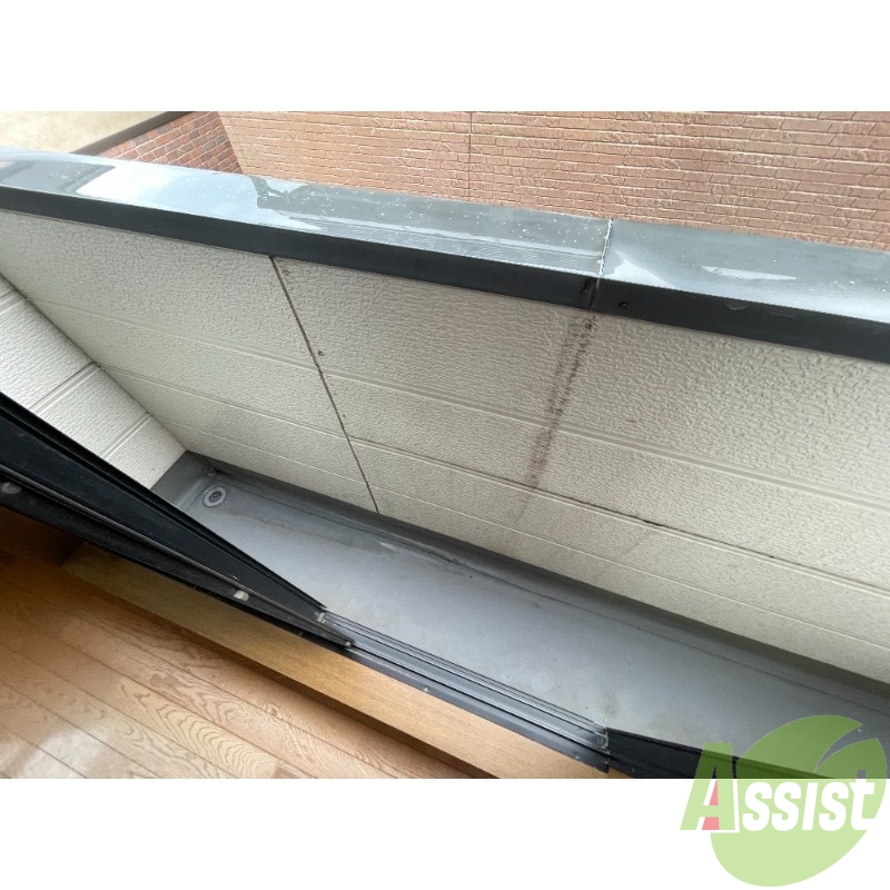 バルコニー　洗濯物を干すスペースが確保されていました。