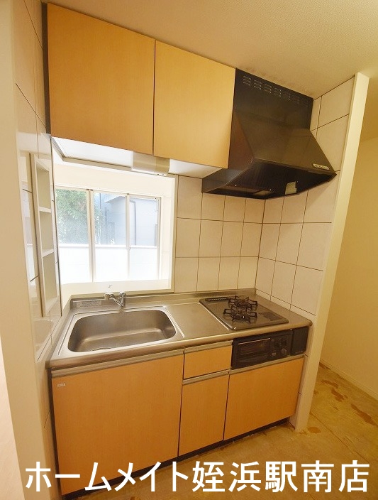 キッチン　★２口コンロ、グリル付き！★参考写真