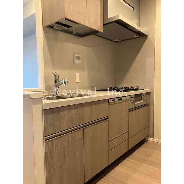 キッチン　料理のしやすいガスキッチン仕様