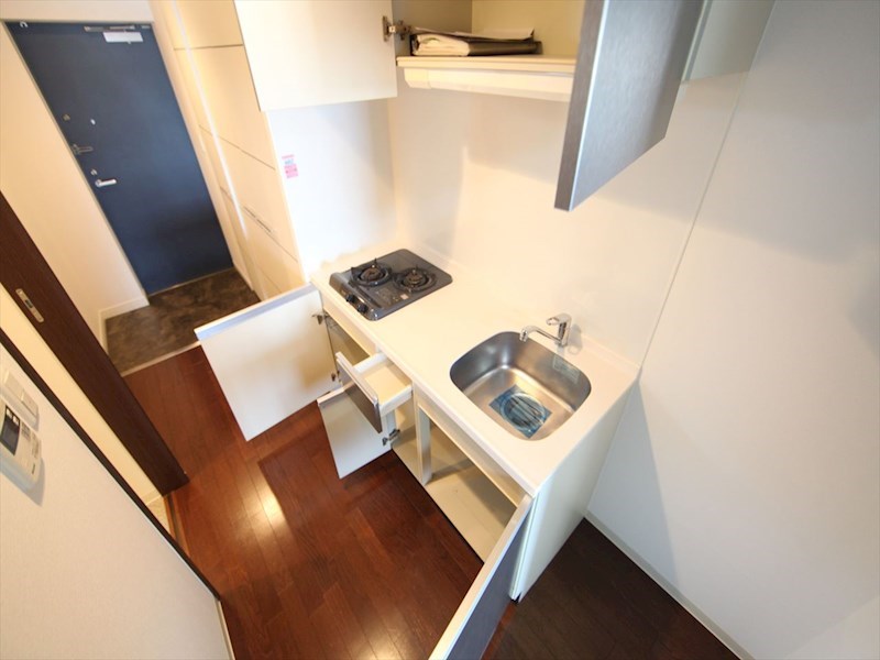 キッチン　システムキッチン（ガス2口コンロ付）
