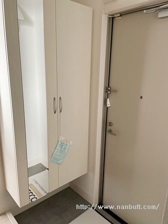 玄関　シューズボックス付き玄関