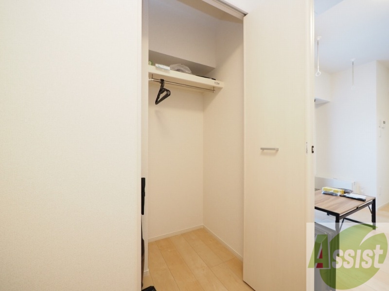 収納　収納もバッチリあるのでお部屋が片付きますよ！
