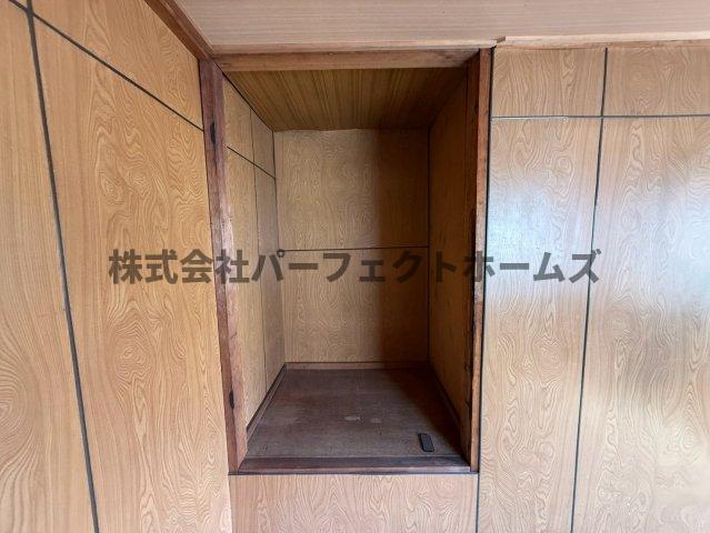 収納　収納のためのスペースです