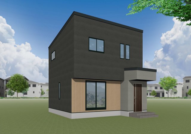 建物外観　完成予定パース