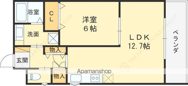 メゾンレヴナ木田町の間取り写真