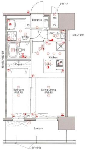 MAXIV新栄の間取り写真
