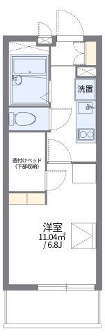 レオパレスマースの間取り写真