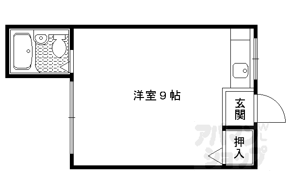 大文字マンションの間取り写真