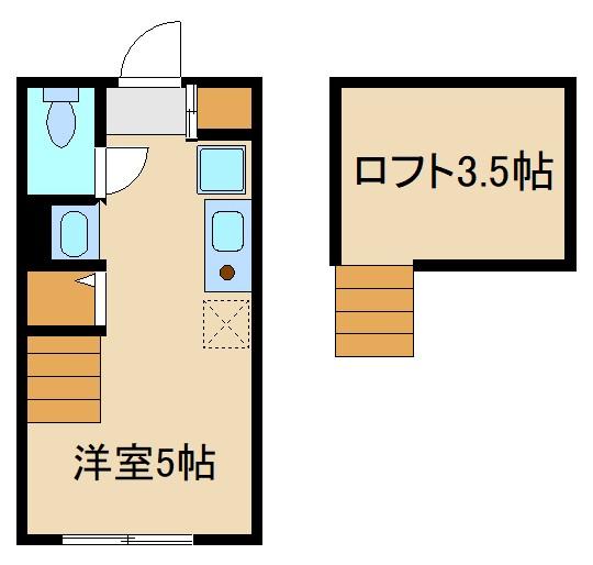 西武池袋線 大泉学園駅 徒歩7分 2階建 築1年の間取り写真
