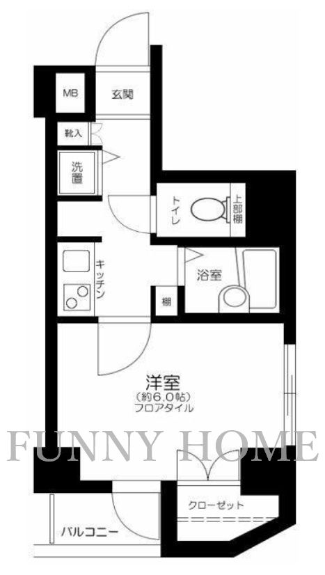 菱和パレス三軒茶屋壱番館の間取り写真