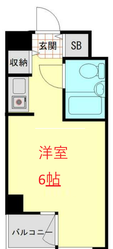 東急池上線 蓮沼駅 徒歩3分 10階建 築35年の間取り写真