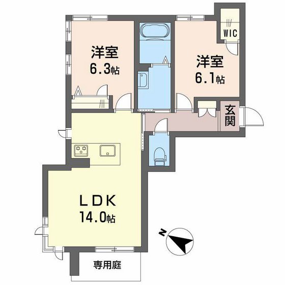シャーメゾン鈴峯の間取り写真