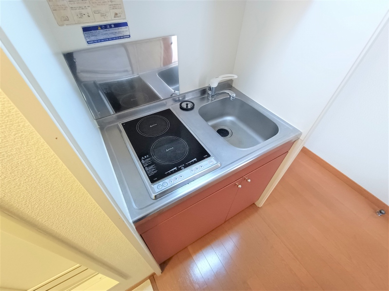 キッチン　コンロは2口コンロです。