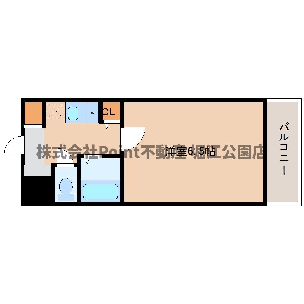 ＪＲ大阪環状線 玉造駅 徒歩5分 12階建 築30年の間取り写真