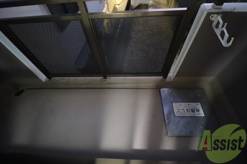 バルコニー　洗濯物も干しやすい空間