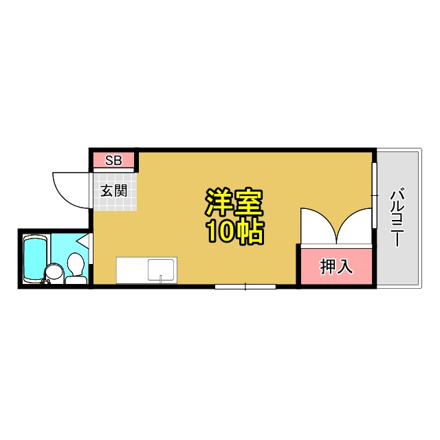 都島ハイツの間取り写真