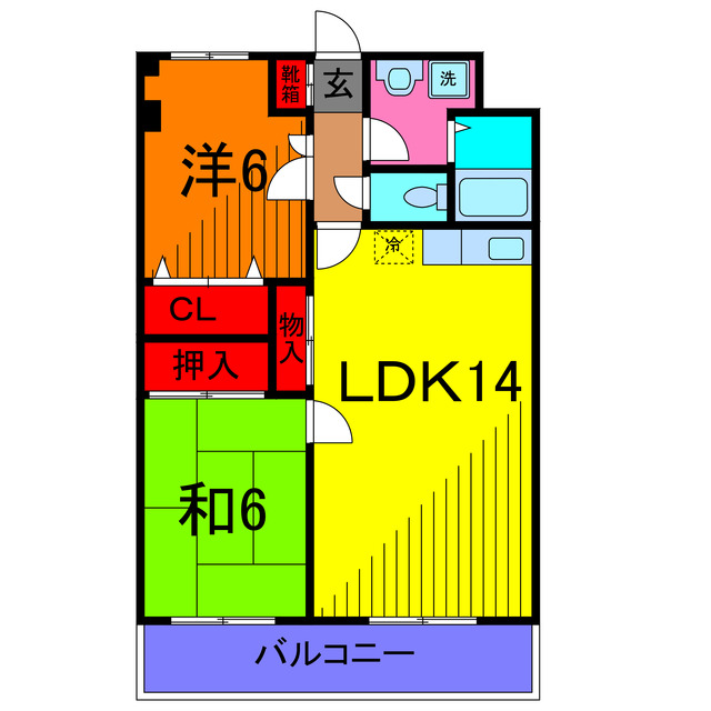 グランドール東綾瀬の間取り写真