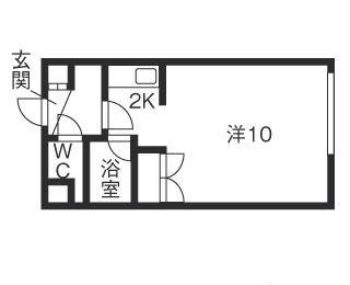 【アーバンテラス二十四軒の間取り】