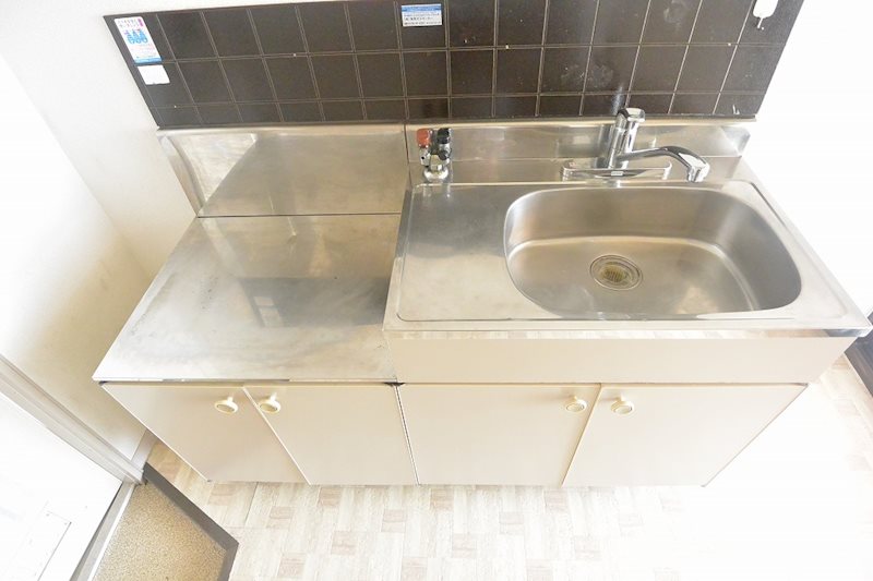 キッチン　2口ガスコンロ設置可能