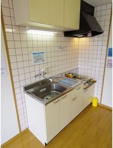 キッチン　自炊頑張って！