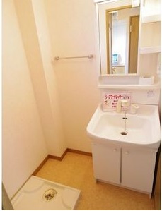 洗面設備　洗面所があるのは嬉しいね