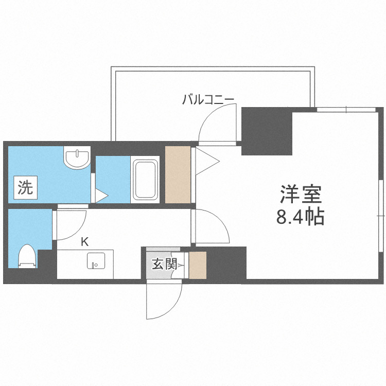 Dimus新大阪の間取り