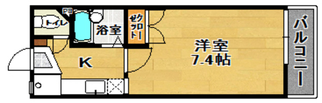 タウンズ桑野清水台第１の間取り