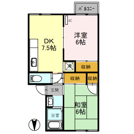 プレジール77の間取り