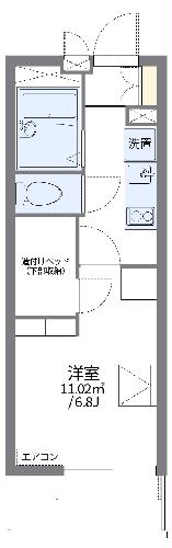 レオパレス泉の間取り