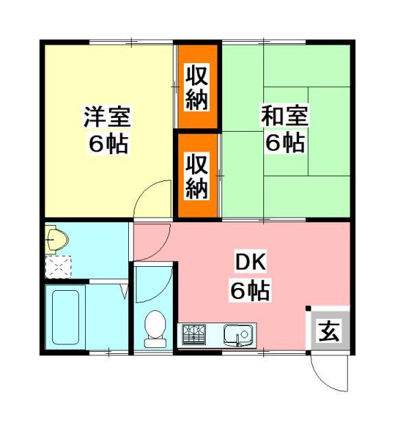 プレジールの間取り