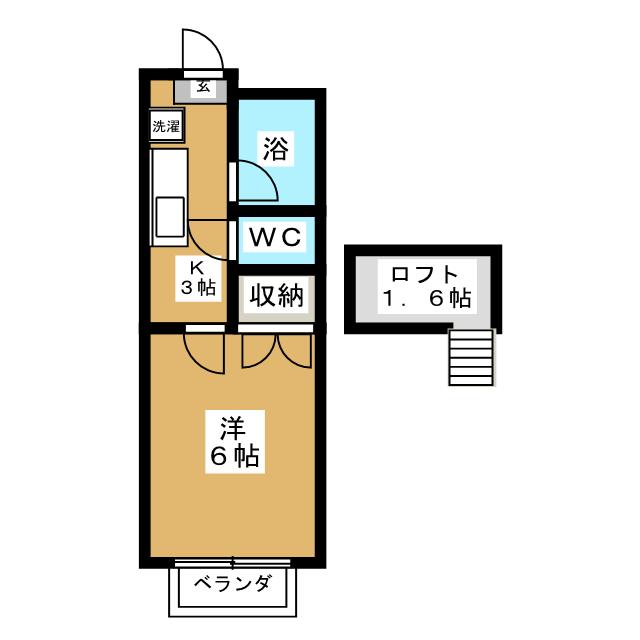 コーポ鷺ヶ森台の間取り