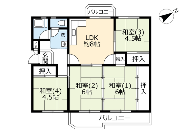 ＵＲ泉南尾崎の間取り