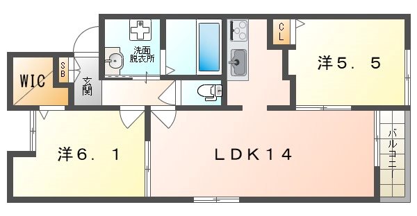 カーサビエントの間取り