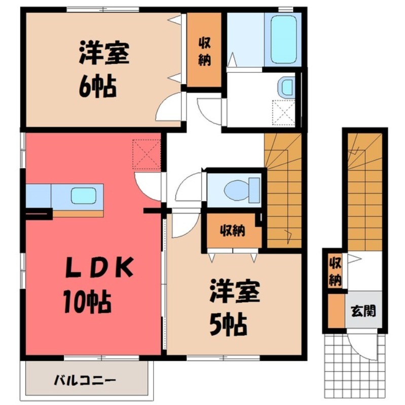 ストロベリーの間取り