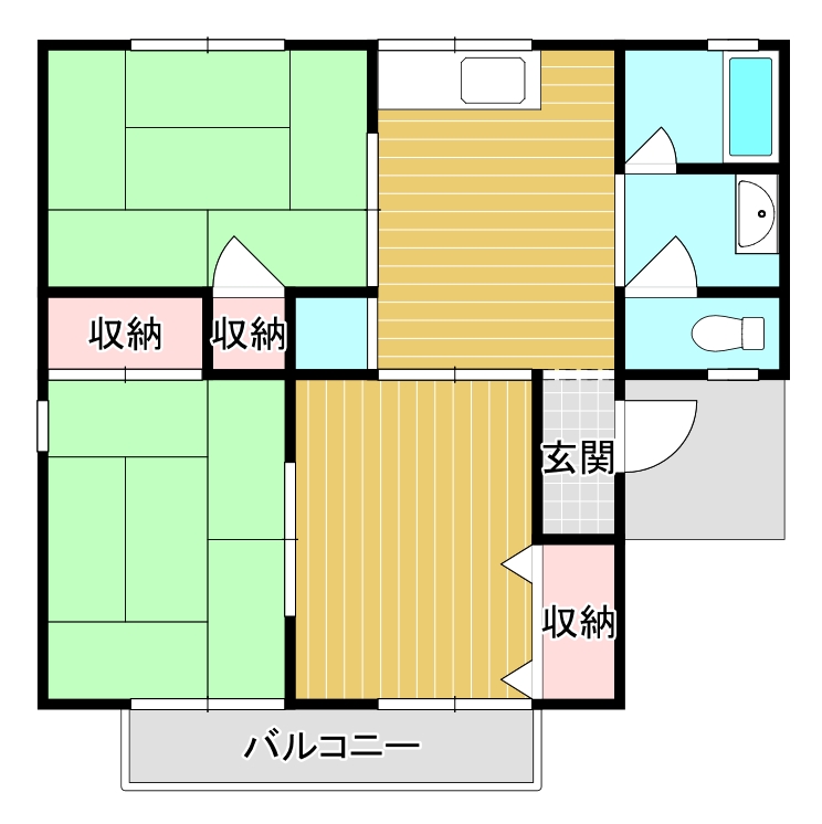 セジュール堤の間取り