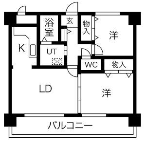 ルグラン服部の間取り