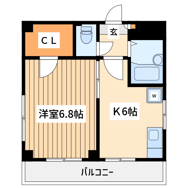 セフィール晴見の間取り