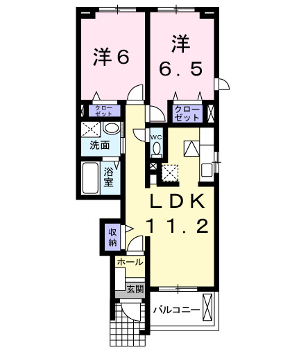 紫波町日詰駅前1丁目築15年の間取り