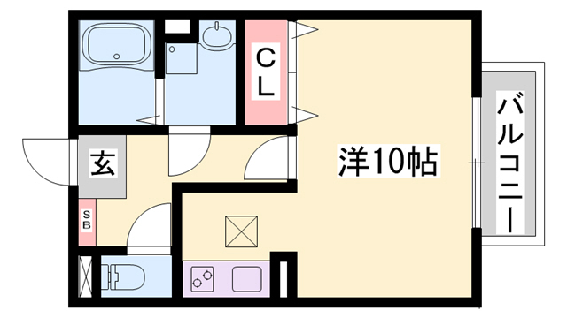 セジュールＡＭＩＫＡIIの間取り