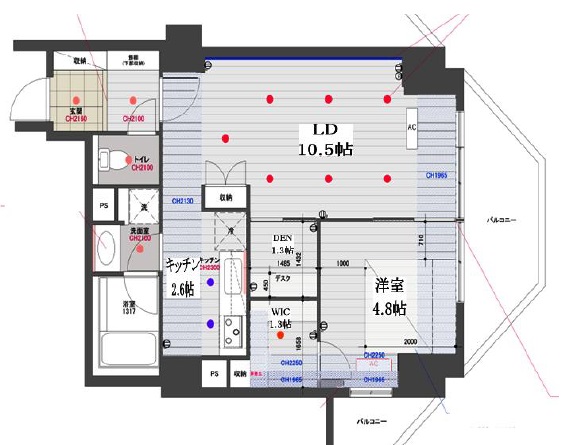 ドゥーエ東池袋の間取り