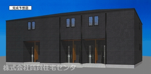 岩出市森のアパートの建物外観